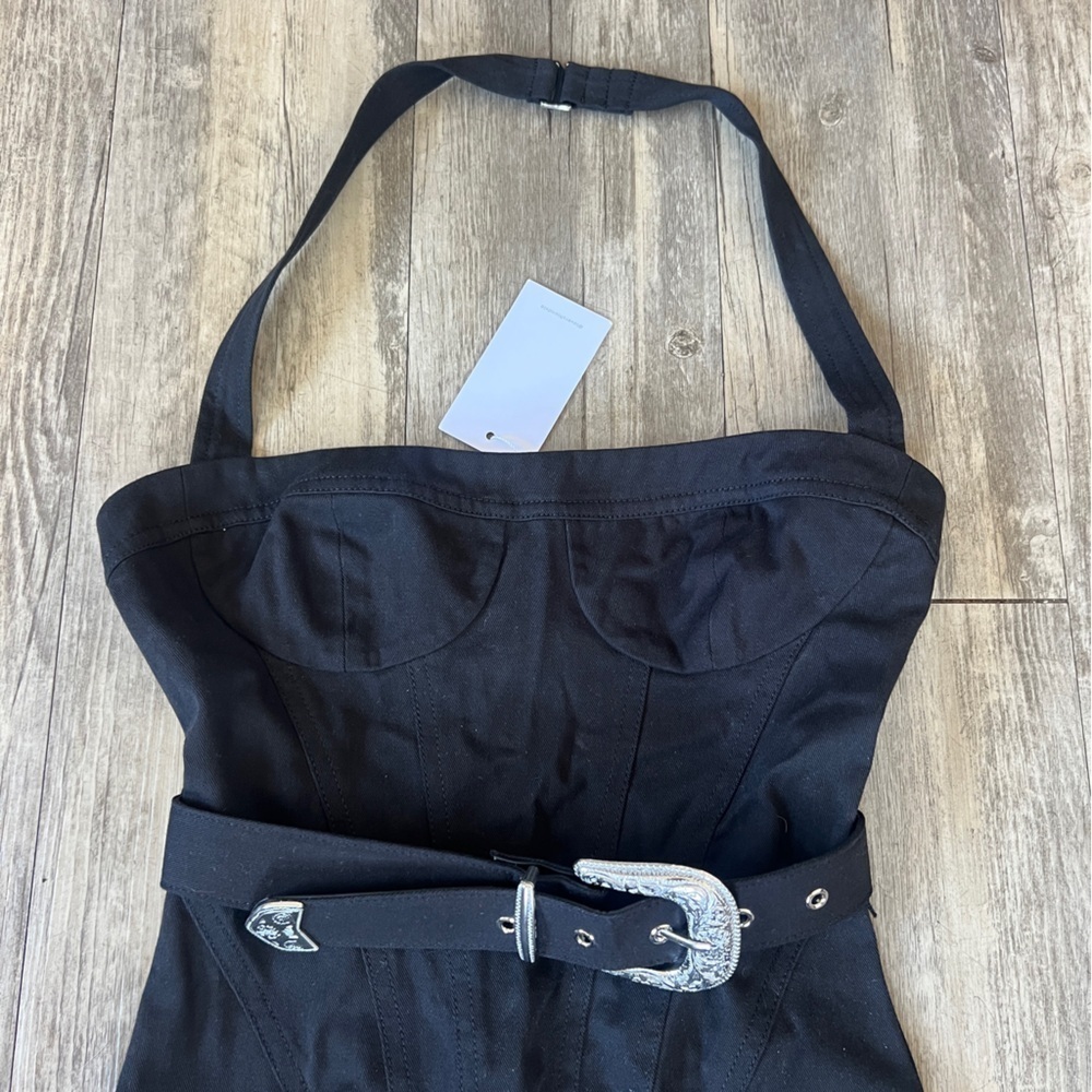 Lovers and Friends from REVOLVE Shawn Mini Belted Dress in Black - Picture 6 of 8